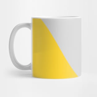 Boho gray and yellow pastel swirl pattern Mug